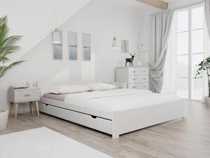 Krevet IKAROS 160 x 200 cm, bijeli Podnica: Sa lameliranom podnicom, Madrac: Bez madraca