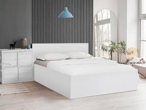 Krevet SOFIA 160 x 200 cm, bijeli Podnica: Bez podnice, Madrac: Bez madraca