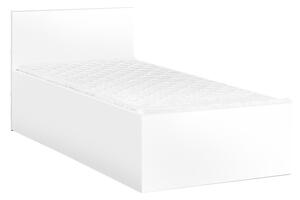 Krevet SOFIA 90 x 200 cm, bijeli Podnica: Bez podnice, Madrac: Madrac Deluxe 10 cm