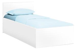 Krevet SOFIA 90 x 200 cm, bijeli Podnica: Bez podnice, Madrac: Madrac Somnia 17 cm