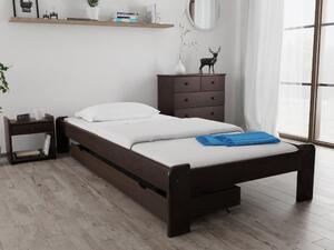 Krevet ADA 120 x 200 cm, orah Podnica: Bez podnice, Madrac: Madrac Deluxe 10 cm