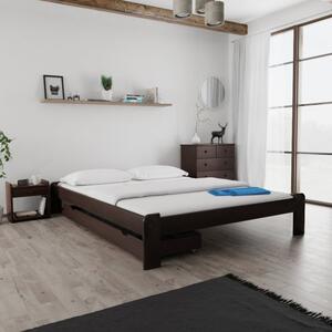 Krevet ADA 160 x 200 cm, orah Podnica: Bez podnice, Madrac: Bez madraca
