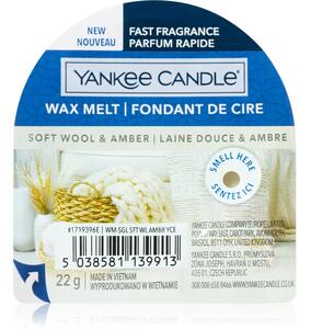 Yankee Candle Soft Wool & Amber vosak za aroma lampu 22 g