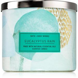 Bath & Body Works Eucalyptus Rain svijeća III. 411 g