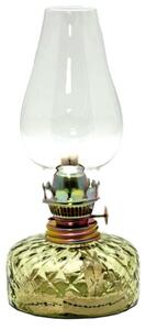 Petrolejska lampa JOSEFÍNA 22 cm zelena