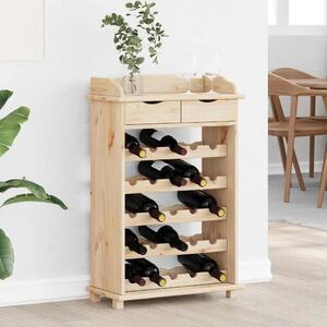 Stalak za vino Prirodna 58 x 28 x 90 cm Masivno drvo bora - Prirodna