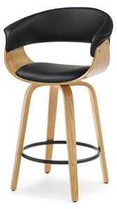 Barska stolica Elynah 65 (crna + hrast)