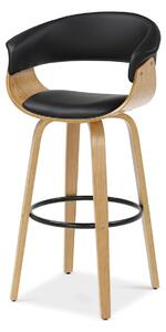 Barska stolica Elynah 75 (crna + hrast)