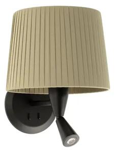 SAMBA CRNA READER ZIDNA SVJETILJKA RIBBONED LAMPSHADE E2 FR64309-37
