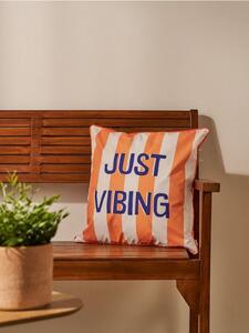 Sinsay - Jastučnica s natpisom „Just Vibing”