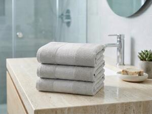 Set ručnika CARRARA 30x30 cm svijetlo siva 100% pamuk, 3 kom