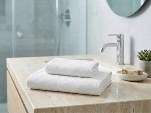 Set ručnika CARRARA 1 kom 60x100 cm i 1 kom 40x55 cm 100% pamuk, bijela