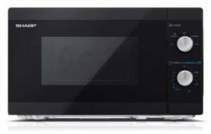 Sharp YC-MS01E-B mikrovalna 20 L 800 W – analogna crna mikrovalna pećnica