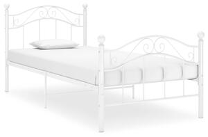 VidaXL Okvir za krevet bijeli metalni 100 x 200 cm
