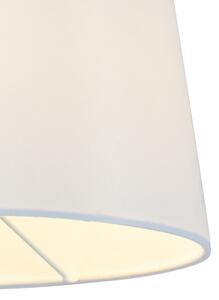 Zidna lampa bronza s bijelim sjenilom i podesivim krakom - Ladas Deluxe