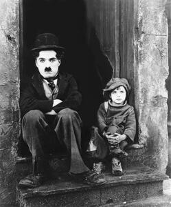 Umjetnička fotografija Charles Chaplin And Jackie Coogan, (35 x 40 cm)