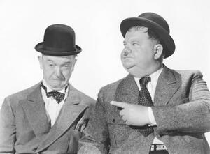 Umjetnička fotografija Stan Laurel &nd Oliver Hardy - The Big Noise, (40 x 30 cm)
