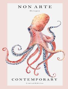 Ilustracija Non Arte Octopus, Rikke Londager Boisen, (30 x 40 cm)
