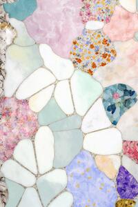 Ilustracija Floral Mosaic, Treechild, (26.7 x 40 cm)
