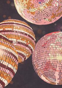 Ilustracija Disco balls, Gigi Rosado, (26.7 x 40 cm)