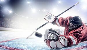 Umjetnička fotografija Ice Hockey Goalie, Dmytro Aksonov, (40 x 22.5 cm)