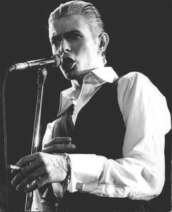 Fotografija David Bowie on stage at the Empire Pool, Wembley, 1976, (35 x 40 cm)