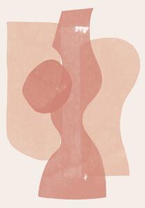 Ilustracija Peach Paper Cut Composition No.1, THE MIUUS STUDIO, (26.7 x 40 cm)