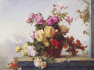 Ilustracija A still life of roses, Fine Art Photographic, (40 x 30 cm)