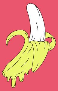 Ilustracija Melting Pink Banana, jay stanley, (26.7 x 40 cm)