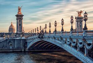 Umjetnička fotografija Alexandre III bridge in Paris, StockByM, (40 x 26.7 cm)