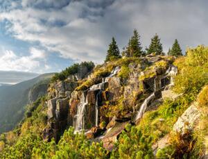 Umjetnička fotografija Pancava waterfall in Karkonosze national park, alex_ugalek, (40 x 30 cm)