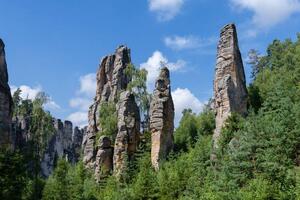 Umjetnička fotografija Prachov Rocks near Jicin, Hradec Kralove,, SilvanBachmann, (40 x 26.7 cm)