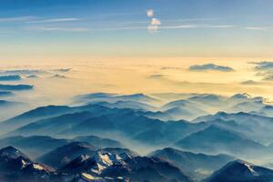 Umjetnička fotografija Beautiful view on the mountains from, Pakin Songmor, (40 x 26.7 cm)