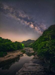 Umjetnička fotografija Mt. Songnisan, Hwayanggugok, Milky Way, TigerSeo / Imazins, (30 x 40 cm)