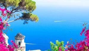 Umjetnička fotografija Ravello village, Amalfi coast of Italy, neirfy, (40 x 22.5 cm)