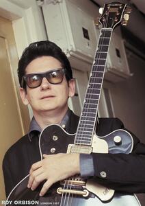 Poster Roy Orbison - Colour with Gretsch London 1967