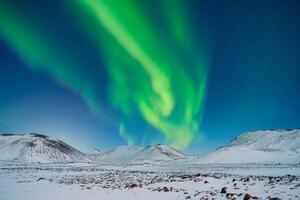 Umjetnička fotografija Aurora Borealis. Northern Lights over the, Biletskiy_Evgeniy, (40 x 26.7 cm)