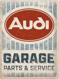 Metalni znak Audi Garage - Parts & Service, ( x cm)