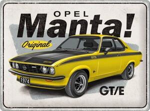 Metalni znak Opel - Manta GT/E, (40 x 30 cm)