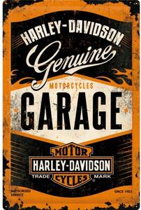 Metalni znak Harley Davidson - Garage (40x60), (40 x 60 cm)