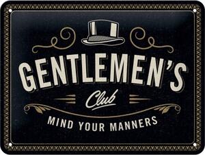Metalni znak Getlemen‘s Club, (20 x 15 cm)