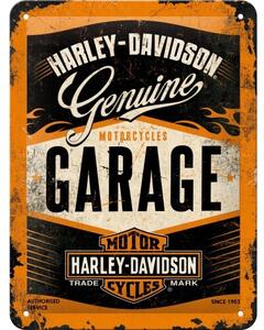 Metalni znak Harley Davidson - Garage, (15 x 20 cm)