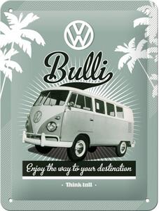 Metalni znak Volkswagen VW Bulli, (15 x 20 cm)