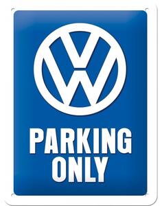 Metalni znak Volkswagen VW - Parking Only, (15 x 20 cm)