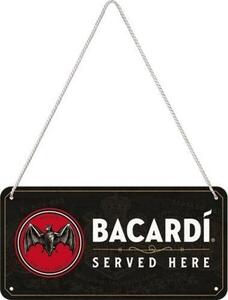 Metalni znak Bacardi - Served Here