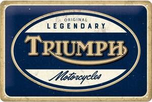 Metalni znak Triumph - Legendary Motorcycles, (20 x 30 cm)