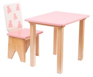 Dječja stolica - Klasik medo ROZA