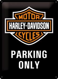 Metalni znak Harley Davidson - Parking Only, (30 x 40 cm)