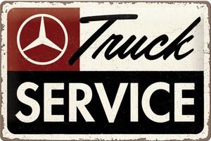 Metalni znak Daimler Truck - Service, (20 x 30 cm)