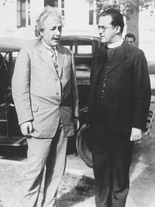 Fotografija Albert Einstein and Georges Lemaitre Abbot, 1933, Unknown photographer
